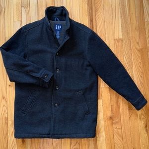 Classic timeless GAP wool 5 button car coat hip length